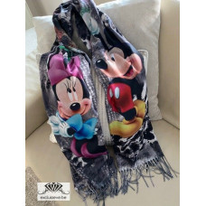 sjaal Mickey & Minnie zwart